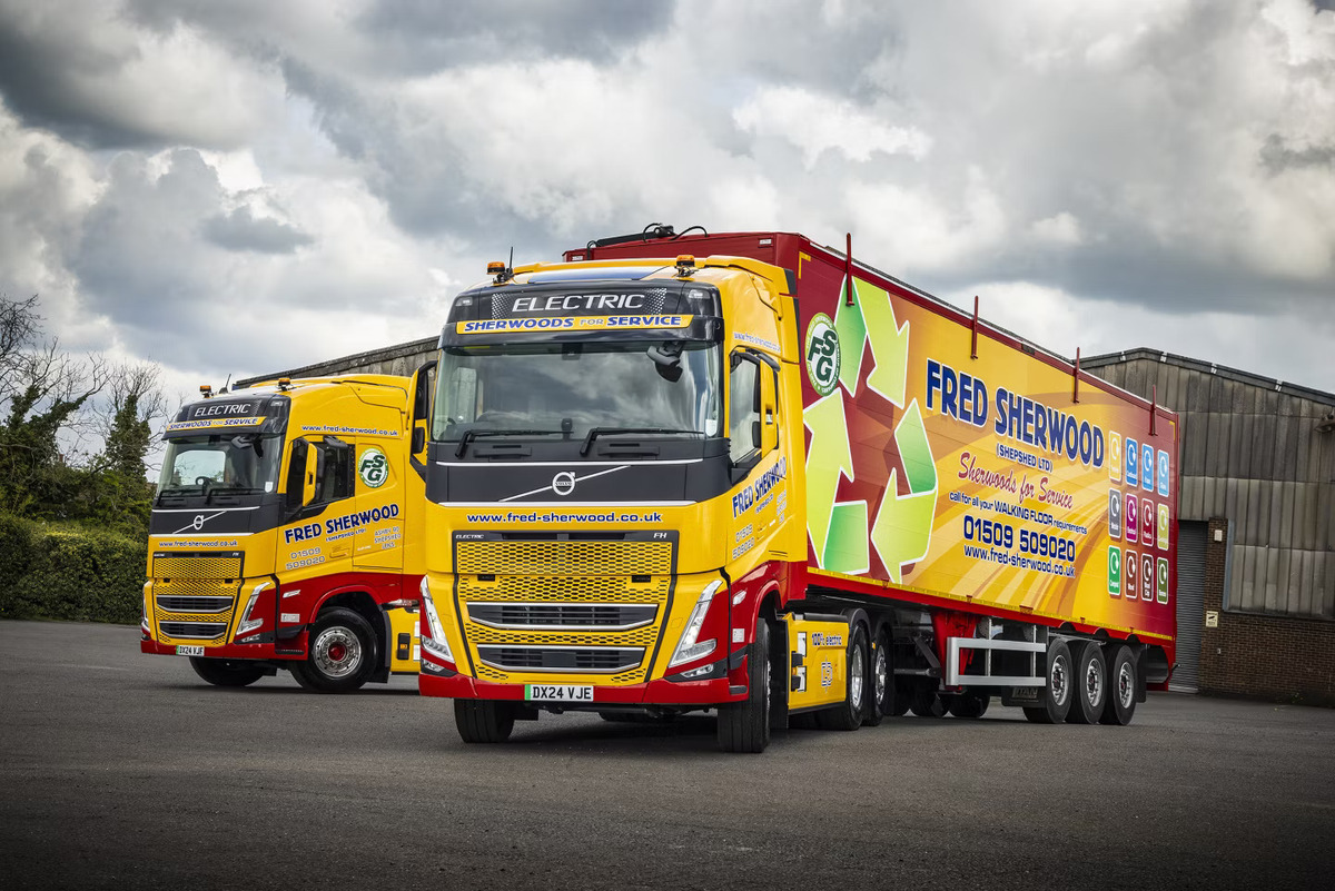 Volvo FH Electrics Drives Down Fred Sherwood's Carbon Footprint