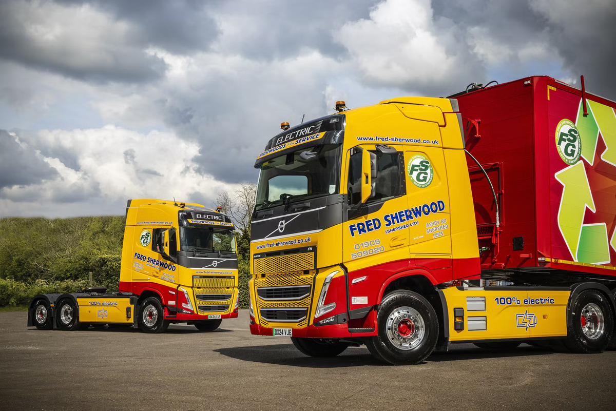 Volvo FH Electrics Drives Down Fred Sherwood's Carbon Footprint
